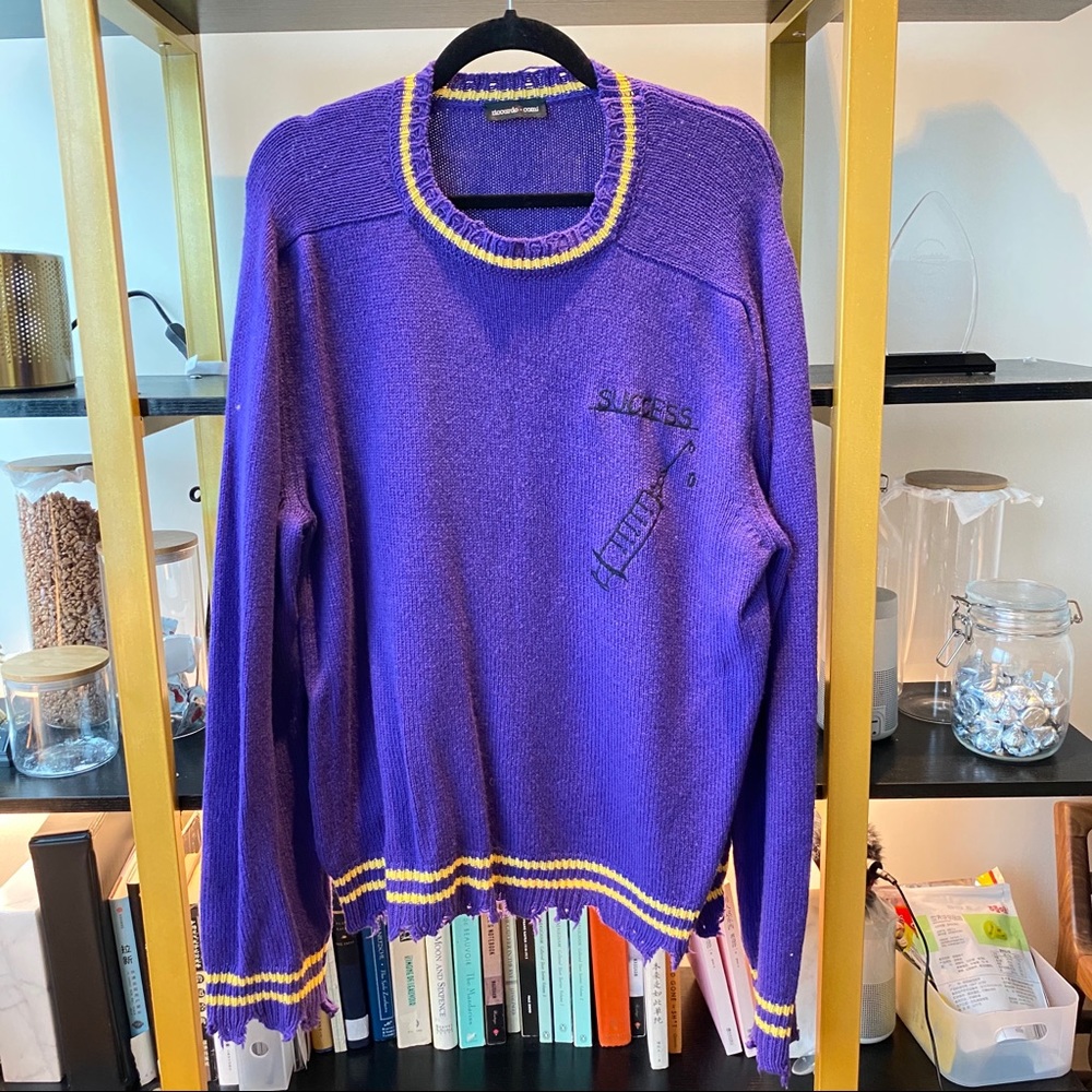 Purple Ricardo comi sweater
